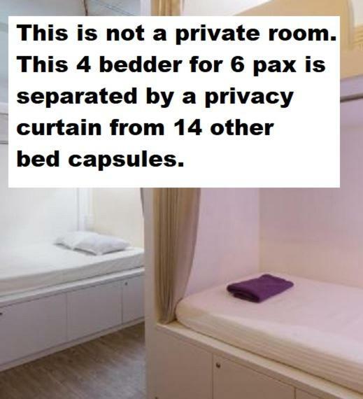 6 Adults Section (4 Beds) in 18-Bed Mixed Dormitory
